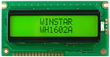 Display Winstar WH1602A-YGH-STK LCD Caracteres 16x2 