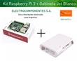 Kit Raspberry Pi 3 Element14 + Gabinete Jet Blanco