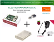 Kit Raspberry Pi 3 Element14 +2.5a Gab Jet Transparente + Disipadores 