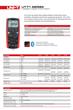 Tester Multímetro Digital Bluetooth True RMS UNI-T UT71B