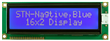 Display Winstar WH1602A3-TMI-EW LCD Caracteres 16x2