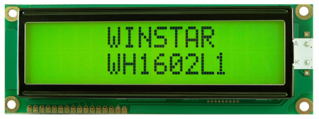 Display Winstar WH1602l-YGB-ES LCD Caracteres 16x2