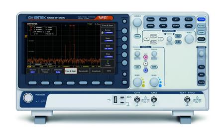 Osciloscopio MDO-2102A GW INSTEK Digital 2 Canales 100MHz 20Mpts/ch