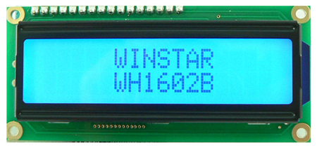 Display Winstar WH1602B-CFH-JT LCD Caracteres 16x2 