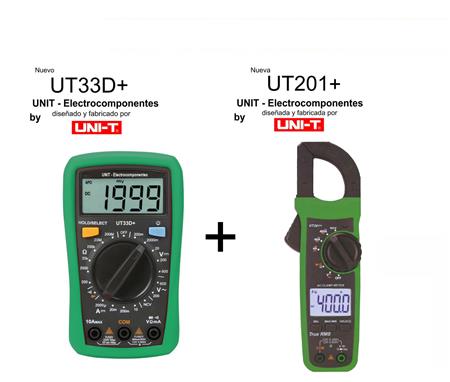 Nuevo Combo UNI-T Ut33d Plus EC y Ut201+ plus EC