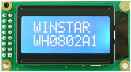 Display Winstar WH0802A-TML-ST LCD Caracteres 8x2 