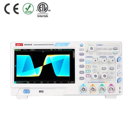 Osciloscopio Digital Ultra Fósforo Unit UPO2074E 4 canales