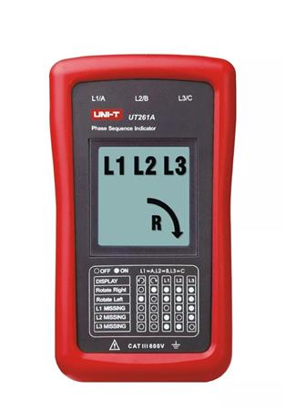 Secuencimetro Rotacion De Fase Lcd UNI-T UT261A Electro