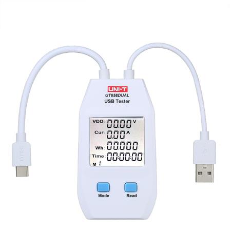 Tester Analizador De Carga USB UNI-T UT658DUAL