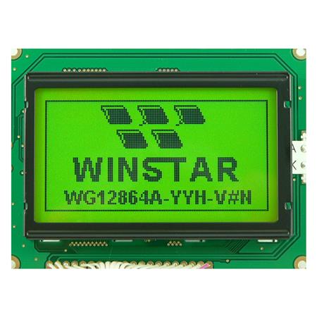Display Winstar WG12864A-YYK-VN LCD Gráfico 128x64