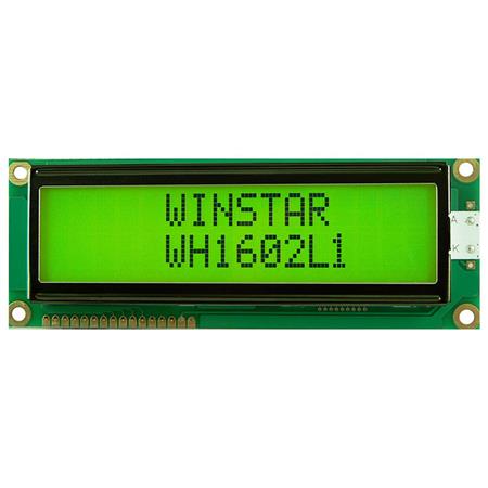 Display Winstar WH1602L-YYH-ETK LCD Caracteres 16x2
