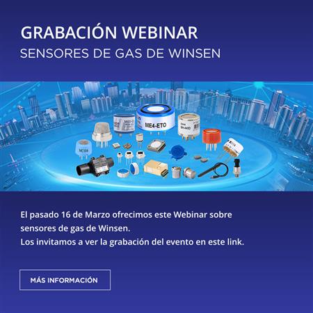 Grabación Webinar: Sensores de Gas Winsen