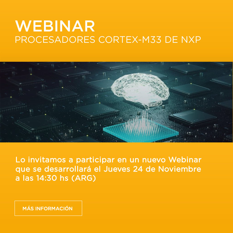 Webinar: Procesadores Cortex-M33 de NXP