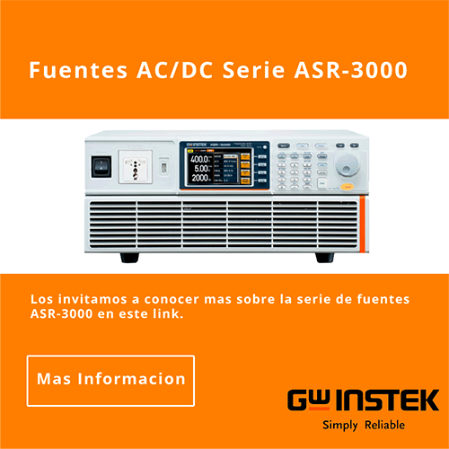 ASR-3400HF nueva fuente programable DC/AC de GW Instek